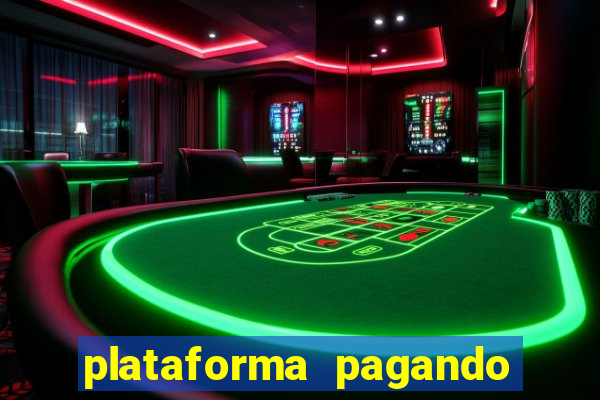 plataforma pagando no cadastro